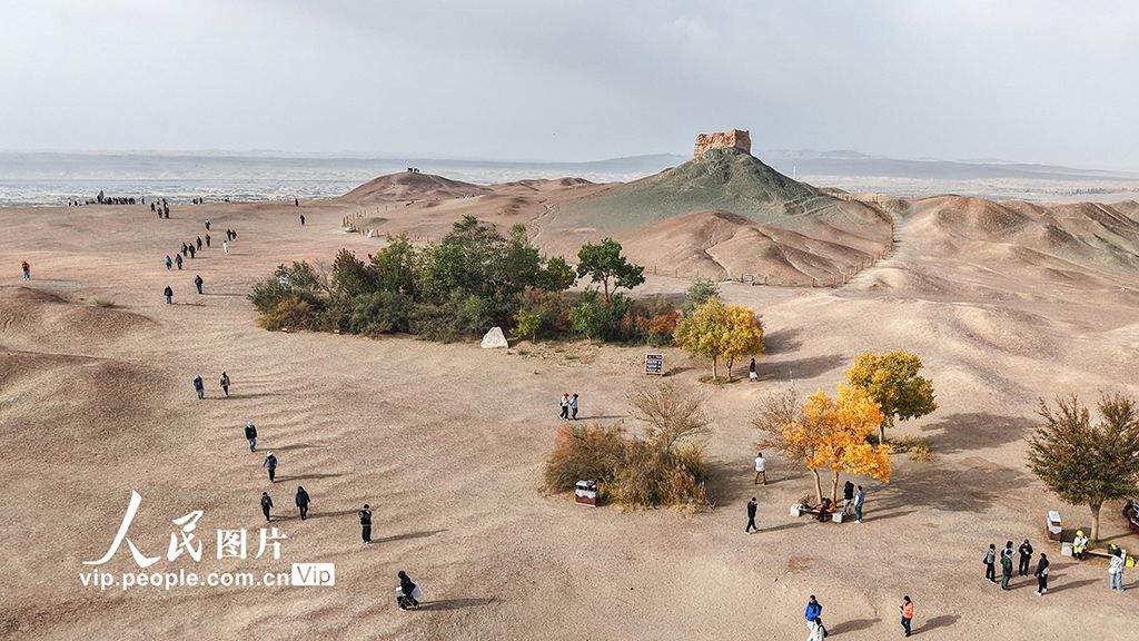 甘肃敦煌：阳关景区秋意渐浓【4】