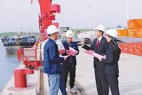 山东济宁任城区法院南张法庭： 深入码头调研普法