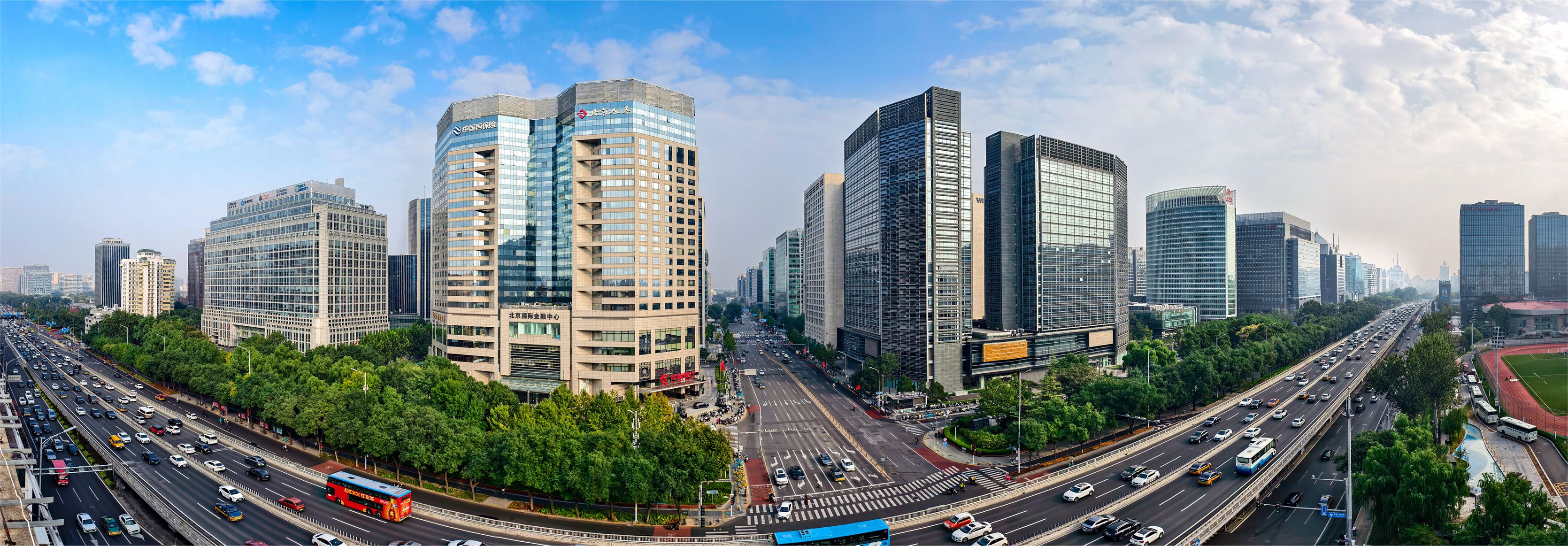 在北京金融街,感受金融的脉动