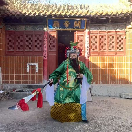 中实社武安:关公文化精神在当代社会 记:河北武安贺进关帝庙庙主--侯震斌