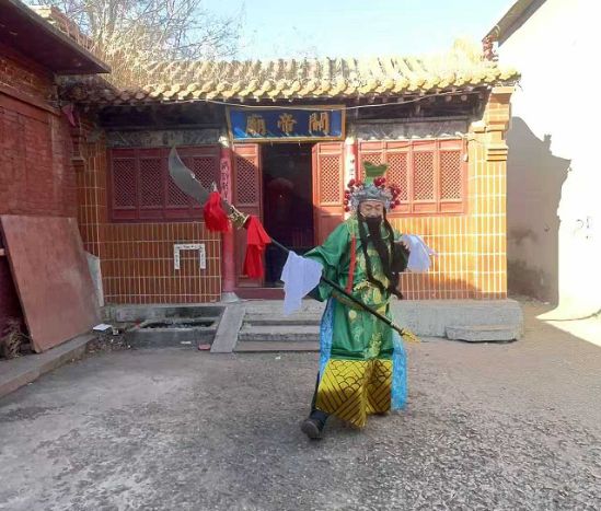 中实社武安:关公文化精神在当代社会 记:河北武安贺进关帝庙庙主--侯震斌