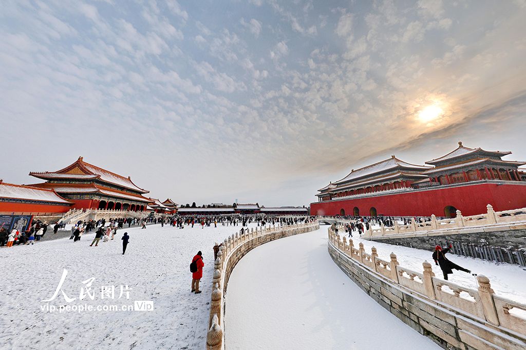 北京：故宫雪后初霁美如画