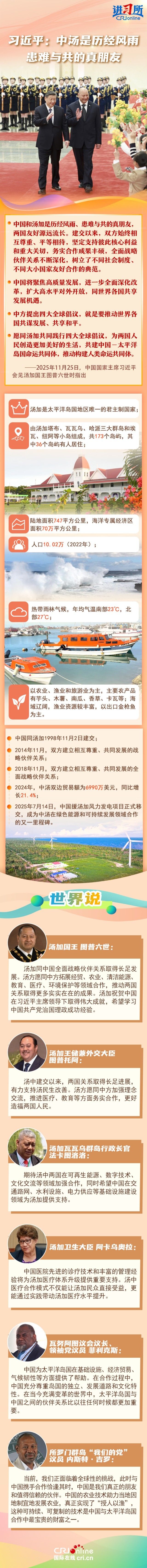 【讲习所·中国与世界】习近平：中汤是历经风雨、患难与共的真朋友